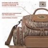 Rig'Em Right Waterfowl Lock and Load Duck Hunting Blind Bag with Molded Ammo Compartments, Sunglasses Case, Drink Holder and More (Mossy Oak Bottomland Camo) view 4
