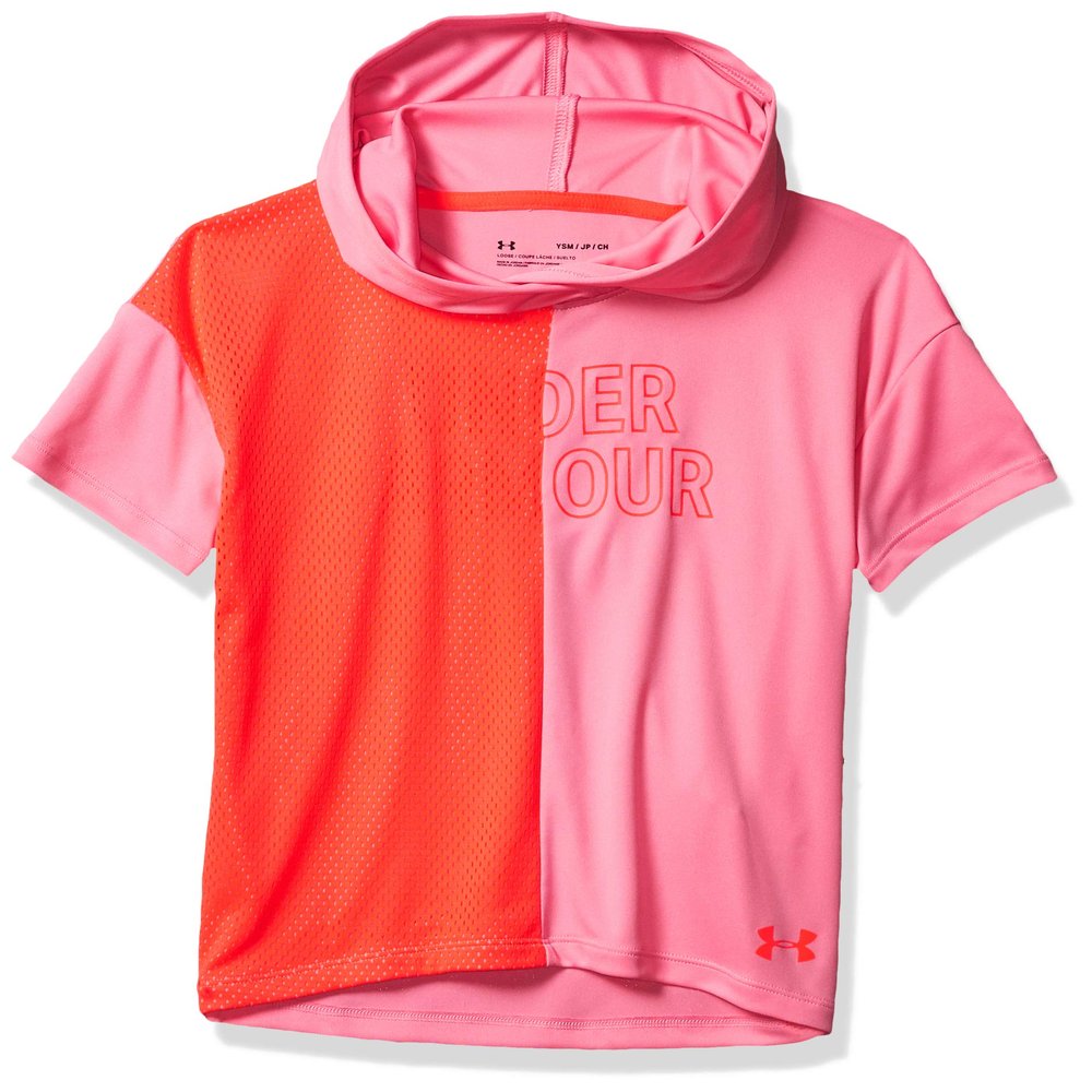 Under Armour Tech Short Sleeve Layer, Lipstick (691)/Beta, Youth Small
