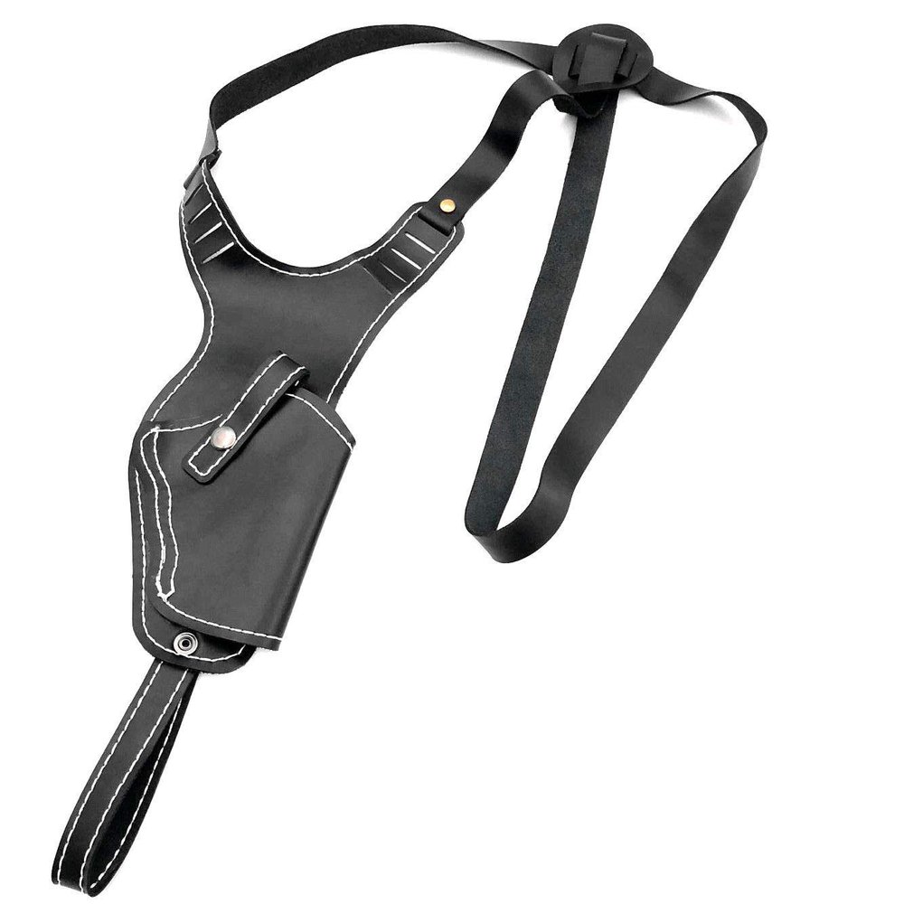 Ace Hunter Tactical Leather Underarm Shoulder Gun Holster Adjustable Concealed Armpit Pisto (Black)