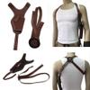 Ace Hunter Tactical Leather Underarm Shoulder Gun Holster Adjustable Concealed Armpit Pisto (Brown) view 1
