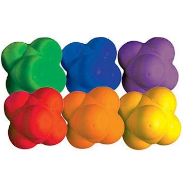 Sports Health 14 Jumbo Reaction Ball Set of 6 Colors