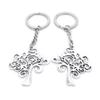 1 Item Metal Keychain Keyring Key Tags Chains Rings Jewelry Bag Charms DV7D3 Life String Tree Oak view 1
