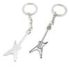 1 Item Metal Keychain Keyring Key Tags Chains Rings Jewelry Bag Charms F3KT0 Electric Guitar view 1