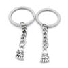 5 Items Metal Keychain Keyring Key Tags Chains Rings Jewelry Bag Charms EV5R7 Crab Foot view 1