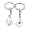 5 Items Metal Keychain Keyring Key Tags Chains Rings Jewelry Bag Charms BW5H3 Lucky Clover Book view 1