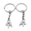 5 Items Metal Keychain Keyring Key Tags Chains Rings Jewelry Bag Charms I2BW8 Puppy Dog view 1