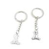 1 Item Metal Keychain Keyring Key Tags Chains Rings Jewelry Bag Charms B6WZ8 Panda