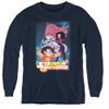 Trevco Steven Universe Youth Long Sleeve T Shirt, Small Navy view 1