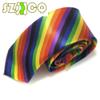 5PCS Men's Tie Check Design Slim Classic Stripe Necktie Multicolored Neck Ties (A1) view 3