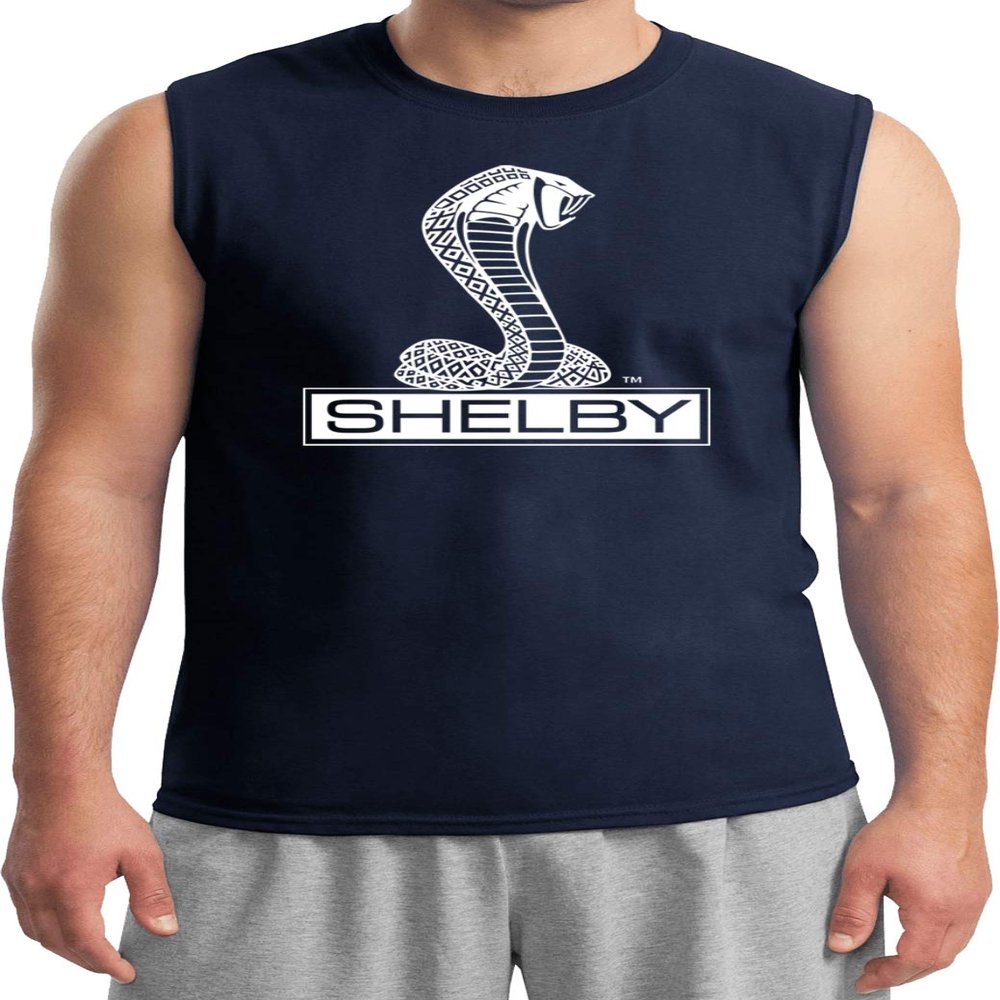 Ford Shelby Cobra Muscle Shirt, Navy Medium