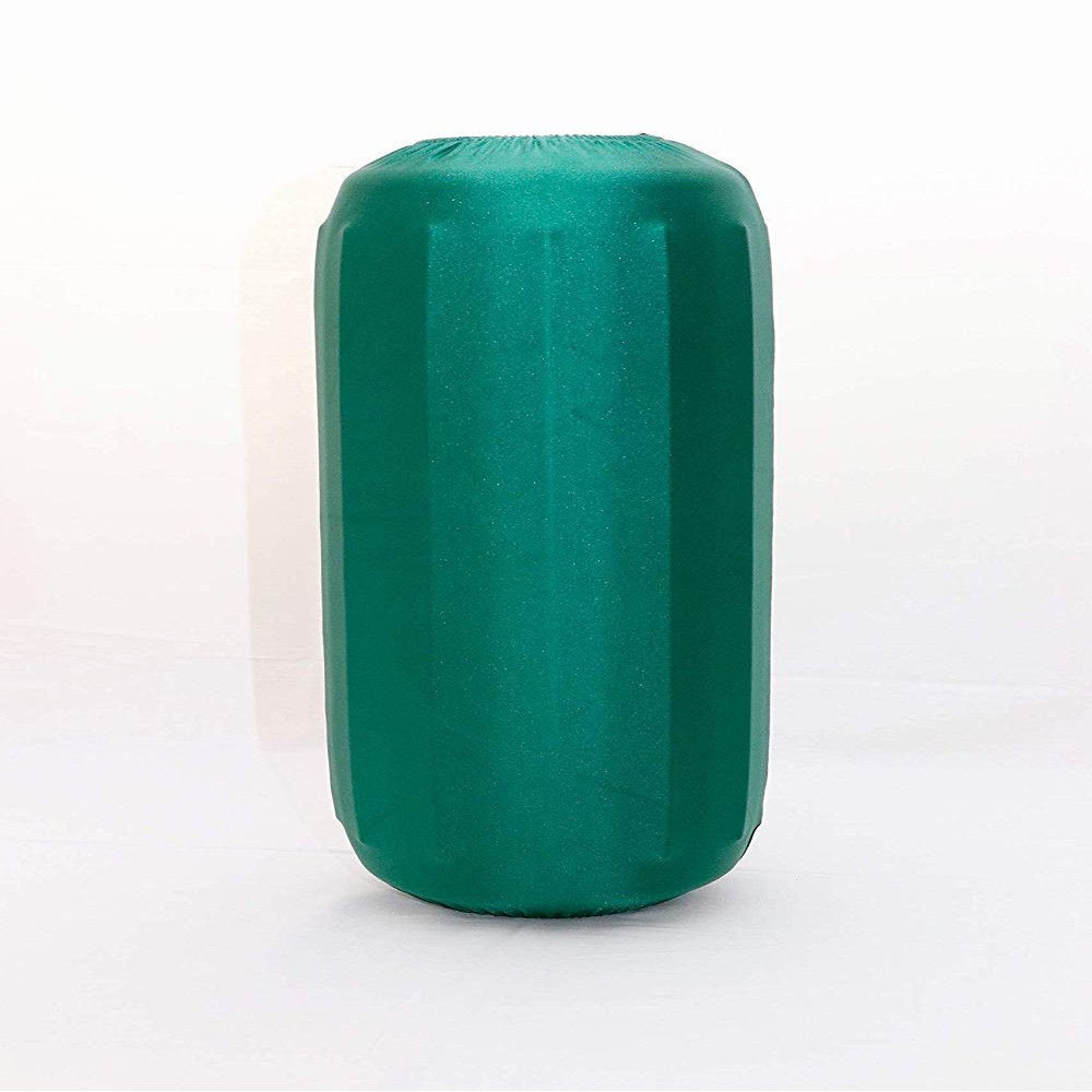 Bumper Buddies Boat Fender Cover (2 per pkg) Fits Taylor Made #4 (12" x 34") Center Rope Tube Marine Fender by Kansas Creations (Hunter Green)
