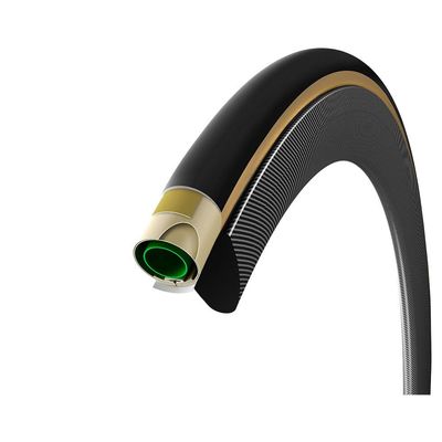 Vittoria Pista Speed Bicycle Tyre, Black/para, 700 x 23c