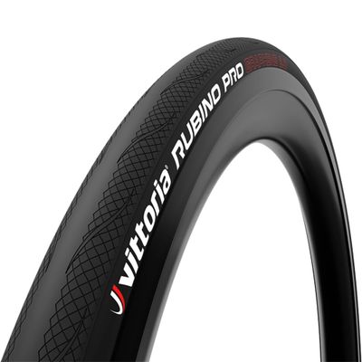 Vittoria Rubino Pro IV Graphene 2.0 - Performance Road Bike Tire - Foldable Bicycle Tires (700x23c, Full Black)