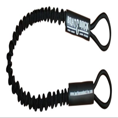 Boat Lines & Dock Ties Specialty Personal Watercraft Docking Bungee Line (Black, 36 inch)