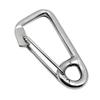 MARINE CITY Carabiner Spring Snap Hook  316 Stainless Steel, Premium Quality, Rustproof, Lightweight, 4" for Keys, Water Bottles, RVs, Boats, Camping, Hiking (Pack of 1) view 1