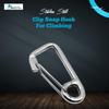 MARINE CITY Carabiner Spring Snap Hook  316 Stainless Steel, Premium Quality, Rustproof, Lightweight, 4" for Keys, Water Bottles, RVs, Boats, Camping, Hiking (Pack of 1) view 2