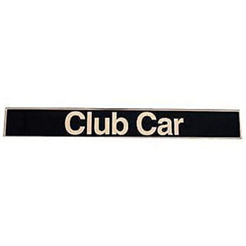 Name Plate Emblem- Black/Gold for Club Car Precedent Golf Carts