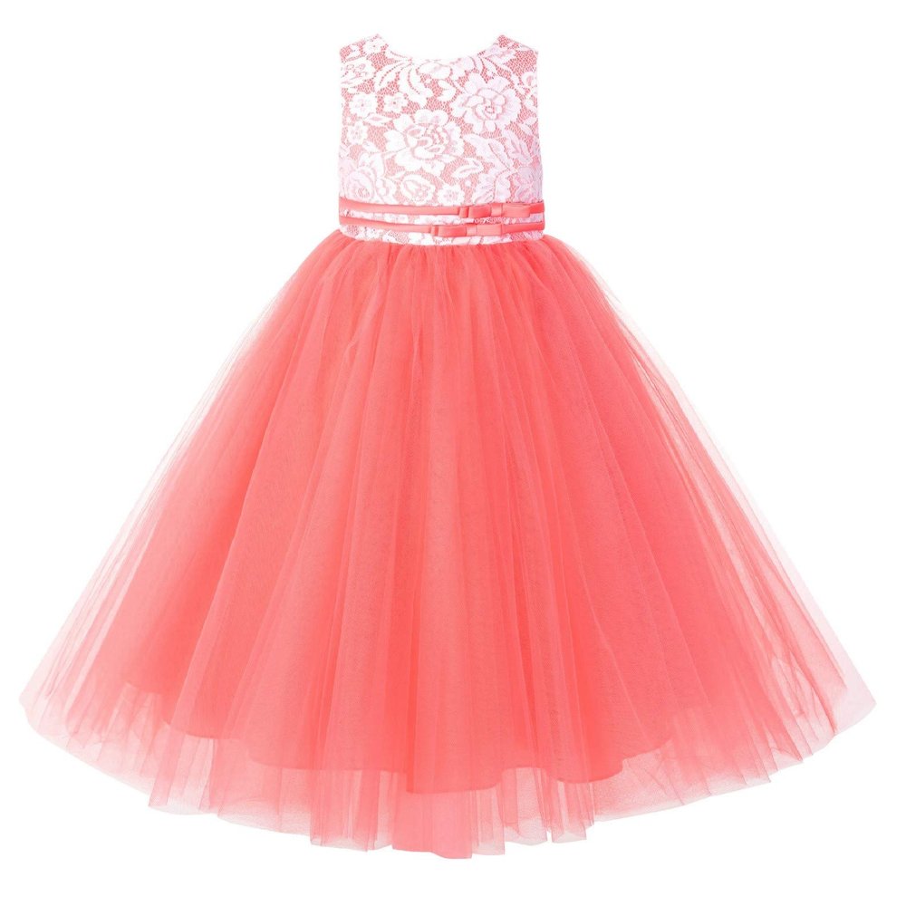 ekidsbridal Lace Tulle Tutu Flower Girl Dress Formal Princess Beauty Pageant Dresses 188 4