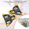 1 Pair Pedal Anti Skid Cycling Self Locking Plat Cleats with Screw and Thread for BMX Kids Balance (Yellow) view 2