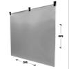 5 x 6 Heavy Duty Vinyl Baseball Batting Cage Backstop - (Gray) view 3