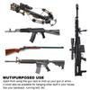 GOHIKING Gun Rack Storage Rifles Shotgun Hooks Wall Mount Hangers for Any Rifles Shotguns Archery Bow with Soft Padding and Heavy Duty Steel view 2