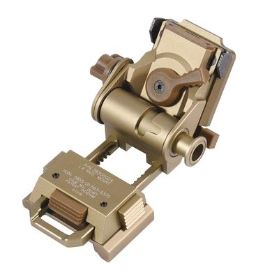 Gexmil CNC PVS15/18 Night Vision Goggles Mount for L4G24 NVG Metal Helmet Mount (Sand Color)