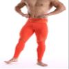 BRAVE PERSON Men's Mesh Yoga Trousers, Fitness Shorts, Cycling Pants D61-62 (S / 26"-29", D61-Orange) view 2