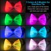 Gift2yo LED Light up Bow Tie 7 Colors Luminous Adjustable Bowtie for Wedding Party Gift Birthday Raves Costume Festival Fun EDM, White view 2