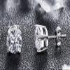 1 pair Adabele Real 925 Sterling Silver Hypoallergenic 5mm/0.5 Carat Stud Earrings Round Cut Cubic Zirconia CZ Imitation Diamond Gemstone Small Solitaire Women Jewelry SSE74-5 view 3