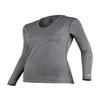ColdPruf Women's Premium Performance Single Layer Base Layer, Long Sleeve Sun Protection Shirt and Thermal Shirt, Heather Grey, Small view 1