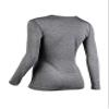 ColdPruf Women's Premium Performance Single Layer Base Layer, Long Sleeve Sun Protection Shirt and Thermal Shirt, Heather Grey, Small view 2