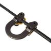 Ace Hunter Compound Bow Metal D Loop Release Bow String Nock D Ring U Loop String (Black) view 2