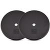 Yes4All Standard 1-inch Cast Iron Weight Plates 5, 7.5, 10, 15, 20, 25 lbs (Single & Pair), Black view 1