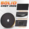 Yes4All Standard 1-inch Cast Iron Weight Plates 5, 7.5, 10, 15, 20, 25 lbs (Single & Pair), Black view 3