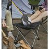 Guide Gear Camping Chair Foot Stool, Folding, Collapsible, Portable Footrest Brown view 2