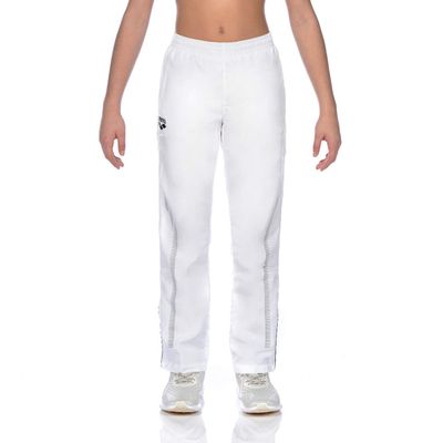 ARENA Teamline Youth Warm Up Pants Bottoms for Sports Training Fitness Side Pockets Adjustable Waistband Lightweight Quick Drying Ideal for Clubs, White, XX-Large