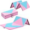 Outroad 8' x 4' x 2" Exercise Mat Thick Gymnastics Mat with Carrying Handles - Exercise Aerobics Mats Stretching Fitness view 1