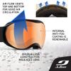 Julbo Atmo Youth Goggles, Gray/Black/Blue Frame - Spectron 3 Orange Lens w/Silver Mirror view 4