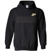AH1163 - Purdue Boilermakers Modern Outline Hoodie - Large - Black view 1