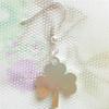 Cute New Silver Black Enamel Shamrock St Patrick's Day Dangle Earrings For Women Lady view 4