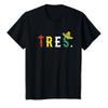3 Year Old Mexican Fiesta Birthday Theme Tres Anos 3rd Gift T-Shirt view 1