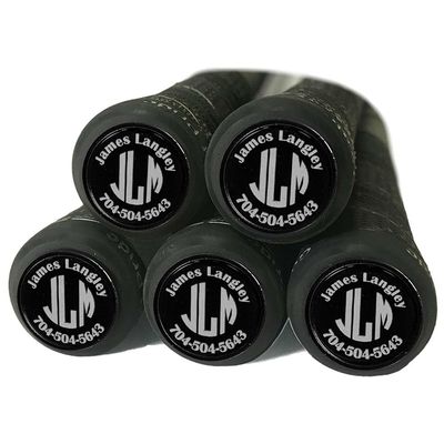 Personalized Golf Club Finders with 3-Letter Monogram~Laser Engraved~Set of 14~4 Color Options~5 Engraving Styles