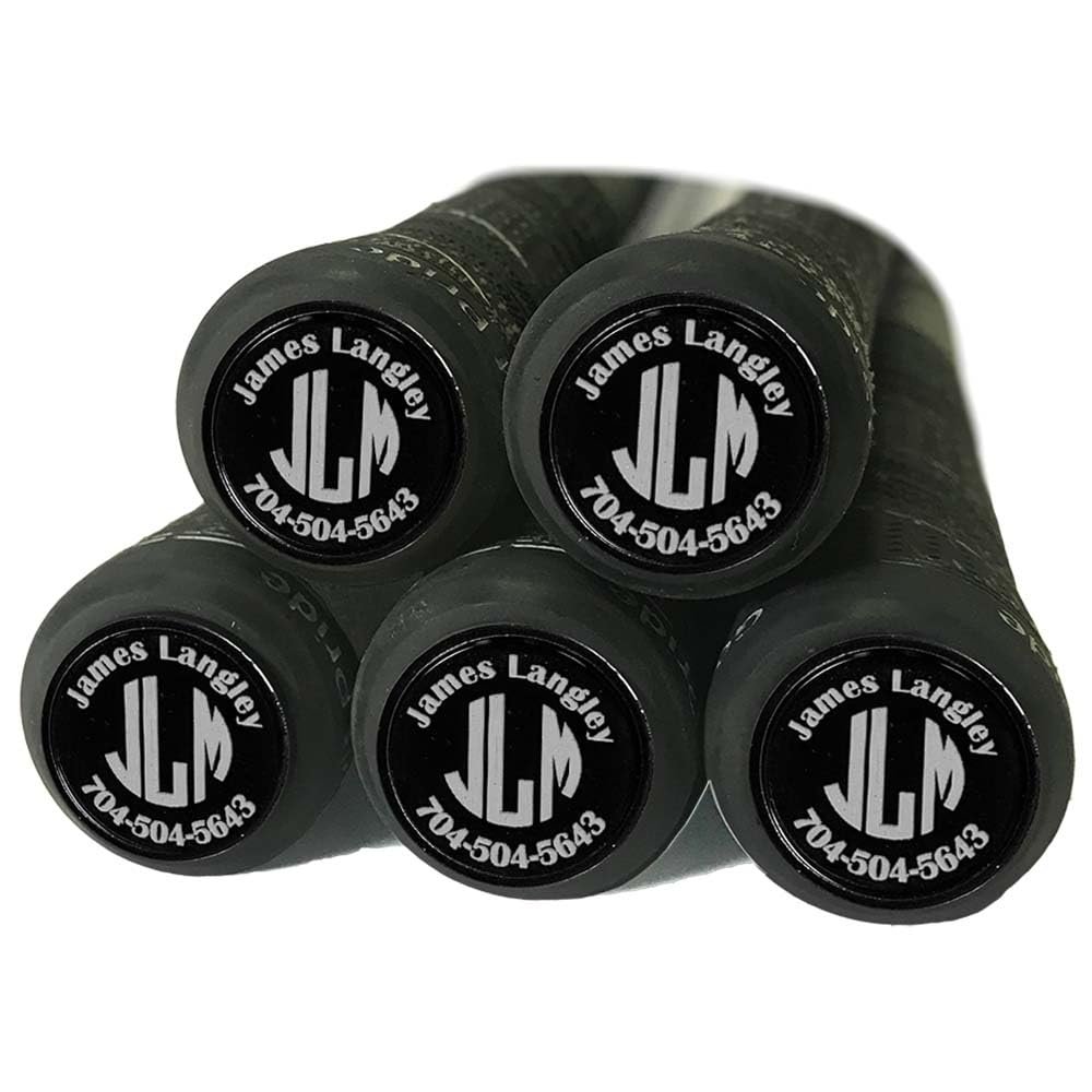 Personalized Golf Club Finders with 3-Letter Monogram~Laser Engraved~Set of 14~4 Color Options~5 Engraving Styles