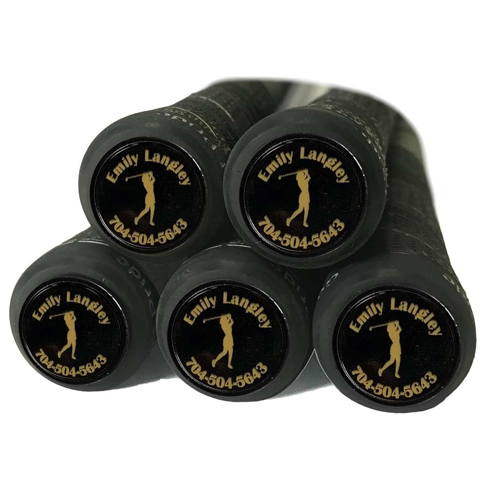 Personalized Golf Club Finders with Female Golfer~Laser Engraved~Set of 14~4 Color Options~5 Engraving Styles