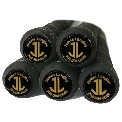Personalized Golf Club Finders with 2-Letter Monogram~Laser Engraved~Set of 14~4 Color Options~5 Engraving Styles