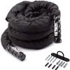 GSE Games & Sports Expert Gym Battle Rope, Heavy Workout Battle Ropes for Indoor & Outdoor Workout, Exercise Ropes for Strength Training - 30 Feet view 1