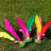 Bleiou 6 Pack Chinese Jianzi Colorful Feather Kicking Shuttlecock Foot Sports Game view 4
