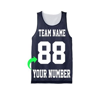 Personalize Your Own Team Basketball Jersey with Your Custom Name and Number True Navy