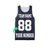 Personalize Your Own Team Basketball Jersey with Your Custom Name and Number True Navy view 1