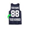 Personalize Your Own Team Basketball Jersey with Your Custom Name and Number True Navy view 2